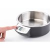 Pawsmark Digital Scale Dog Feeding Bowl, Removable Washable Stainless Steel Bowl QI003698